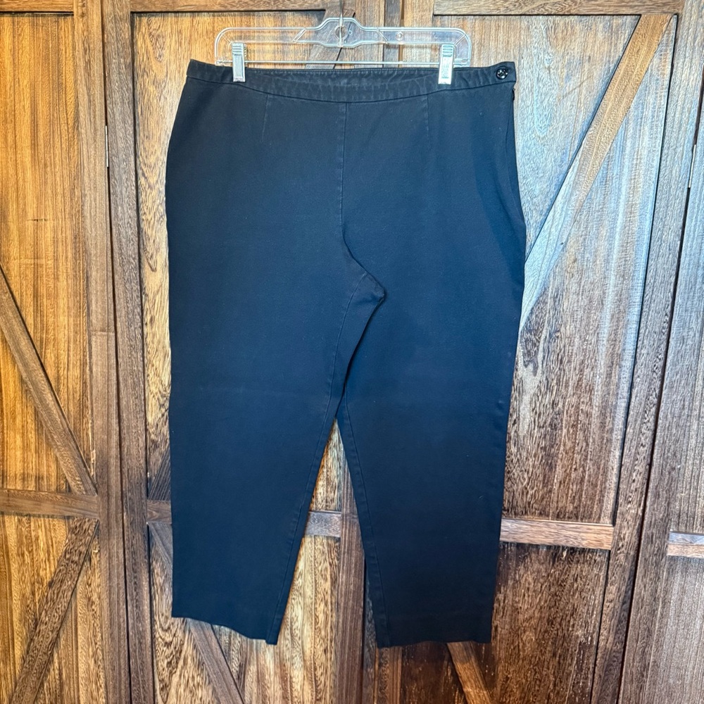 Chico's Classic Black Chinos